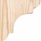 Ekena Millwork New Brighton Smooth Corbel, Douglas Fir, 3 1/2"W x 6"D x 6"H COR04X06X06NEB00SDF - alternate 2